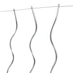 Tuteurs tomates torsades acier galvanise chas x20