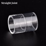 Tuyau en acrylique transparent pour aquarium, connecteur coud, filtre  poisson prcieux, bec de canard, ...