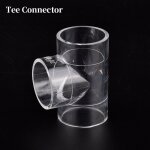 Tuyau en acrylique transparent pour aquarium, connecteur coud, filtre  poisson prcieux, bec de canard, ...