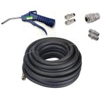 Tuyau air 15 m + soufflette + embouts + coupleur
