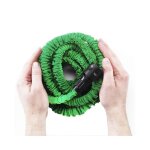 Tuyau d'arrosage extensible hose 30m + pistolet 8 jets - vert Tuyau d'arrosage extensible hose 30m + pistolet 8 jets - vert