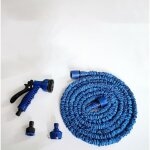 Tuyau d 'arrosage flexible et extensible r�tractable avec 7 fonctions pistolet pour irrigation et nettoyage ...