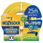 Tuyau d'arrosage hozelock super tricoflex ultimate jaune diam 15 mm - lon 80 m