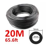Tuyau d'arrosage de jardin 10m 100m, 1 / 8 pouces, 3 / 5mm, micro tube d'arrosage goutte -  - goutte ...