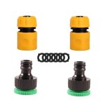 Tuyau d'arrosage de jardin, raccord rapide abs, extrmit 1 / 2  , filetage intrieur et extrieur, raccord ...