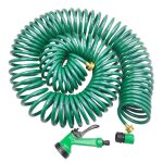 Tuyau arrosage spirale 25m avec pistolet multijet