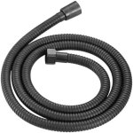 Tuyau de douche, flexible noir de 1, 5 / 2 m, rallonge de tuyau d'arrosage Tuyau de douche, flexible noir de 1, 5 / 2 m, rallonge de tuyau d'arrosage