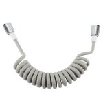 Tuyau de douche flexible à ressort abs, pour plomberie, toilettes, bidet, pistolet pulvérisateur, salle ... Tuyau de douche flexible à ressort abs, pour plomberie, toilettes, bidet, pistolet pulvérisateur, salle ...