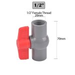 Tuyau de type filetage et douille, vanne en pvc, raccords d'irrigation de jardin agricole, 20mm, 25mm, ...