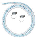 Tuyaux de gaz 6x12 1. 50m + colliers