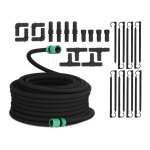 Tuyau micro poreux microporeux boyau suintant d arrosage flexible irrigation kit jardin fleurs potager ...
