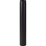 Tuyau de po?le ? bois ?maill? noir mat 100 cm - 180 mm poujoulat