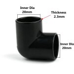 Tuyau en pvc noir, diamètre 20 - 50mm, longueur 50cm, agriculture, jardin, irrigation, aquarium, réservoir ... Tuyau en pvc noir, diamètre 20 - 50mm, longueur 50cm, agriculture, jardin, irrigation, aquarium, réservoir ...