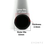 Tuyau en pvc noir, diamètre 20 - 50mm, longueur 50cm, agriculture, jardin, irrigation, aquarium, réservoir ... Tuyau en pvc noir, diamètre 20 - 50mm, longueur 50cm, agriculture, jardin, irrigation, aquarium, réservoir ...