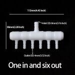 Tuyau de roi ation d'eau en plastique, joint de, multi - ttes, gaz, liquide d'irrigation, jardin, y ...