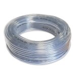 Tuyau souple cristal transparent pvc ø 4 mm pour usages divers - 50 m Tuyau souple cristal transparent pvc ø 4 mm pour usages divers - 50 m