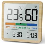 Twq - hygromtre thermomtre d'intrieur - indicateur numrique avec capteur de temprature, petit compteur ...