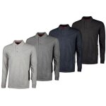 U - power - lot de 3) polo de travail manches longues live - noir xl