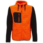 U - power rainbow work sweatshirt zipp� � l'int�rieur en polaire douce orange l