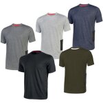 U - power - t - shirt de travail u power road slim - fit - xxxxl - gris clair