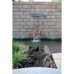 Ubbink cascade niagara de jardin 60 cm acier inox et eclairage led