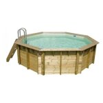 Ubbink ocea 430 piscine hors sol rond bois