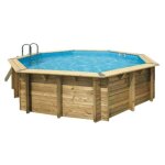 Ubbink ocea 510 piscine hors sol rond bois