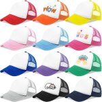 Ulteronixshop - lot de 12 casquettes trucker blanches � personnaliser pour enfants ¿ casquettes de baseball ...
