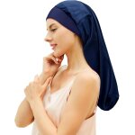 Ulteronixshop - 19 momme bonnet soie cheveux nuit, convient aux cheveux longs qui