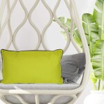 Ulteronixshop - lot de 2 coussins 50 x 30 cm imperm�able vert pomme (sans coussin) housse de coussin ...