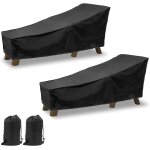 Ulteronixshop - lot de 2 housses de chaise longue de jardin imperm�ables, housses de chaise longue pour ...