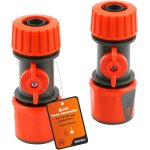 Ulteronixshop - lot de 2 raccords rapides pour tuyau d'arrosage avec vanne d'arr�t - raccord de tuyau ...