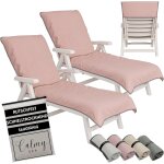 Ulteronixshop - lot de 2 serviettes pour chaise longue - 200 x 75 cm - avec capuche - en microfibre - ...