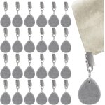 Ulteronixshop - lot de 24 poids nappe de table exterieur poids de nappe en pierre marbre naturel de pour ...