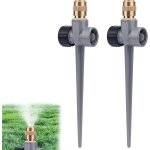 Ulteronixshop - 2pcs arroseurs de pelouse, automatiques arroseur jardin couverture � 360 avec buse r�glable ...