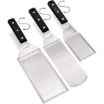 Ulteronixshop - lot de 3 spatules en acier inoxydable � robuste et robuste � passe au lave - vaisselle ...