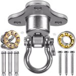 Ulteronixshop - 360 crochet de balan�oire, kit de montage en bois / b�ton, support triangulaire pivotant ...