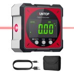 Ulteronixshop - 4 * 90 inclinom�tre num�rique rechargeable avec fonction laser ecran lcd etanche ip54 ...