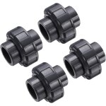 Ulteronixshop - lot de 4 raccords de tuyau en pvc de 1, 9 cm - adaptateur de qualit� pour tuyau d'arrosage ...