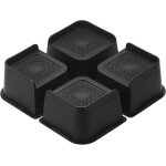 Ulteronixshop - lot de 4 rehausseurs, 7. 5 cm(3 pouces), lit rehausseurs, rehausseurs de meuble, pieds ...