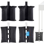 Ulteronixshop - lot de 4 sacs de poids pour tonnelle, grands sacs de lestage pour sable, poids de jambe ...