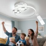 Ulteronixshop - 46cm led deckenlampe kinderzimmer lampe decke deckenleuchte schlafzimmer dimmbar mit ...