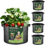 Ulteronixshop - lot de 5 37l, sacs de plantation pour familles et d�butants, cultiver tomates et pommes ...