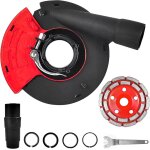 Ulteronixshop - 5 pouces carter aspiration meuleuse 125, pa6, aspiration et collecte de la poussi�re, ...