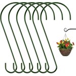 Ulteronixshop - lot de 6 crochets en m�tal extra longs en forme de s de 30 cm pour suspendre des plantes ...