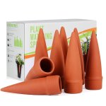 Ulteronixshop - lot de 8 oyas a planter terre cuite, auto - arrosantes en ollas terre cuite, c�ne en ...