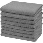 Ulteronixshop - 8 torchons de cuisine en microfibre - serviettes de cuisine doux et super absorbant, ...
