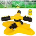 Ulteronixshop - arroseur de jardin automatique rotatif � 360 avec 3 bras r�glables pour arroseur de tuyau ...