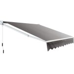 Ulteronixshop - auvent � bras articul�s, protection solaire et eau, 250 x 200 cm, store r�tractable avec ...