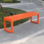 Ulteronixshop - banc de jardin ext�rieur de patio, banc sans dossier, mobilier d'ext�rieur r�sistant ...